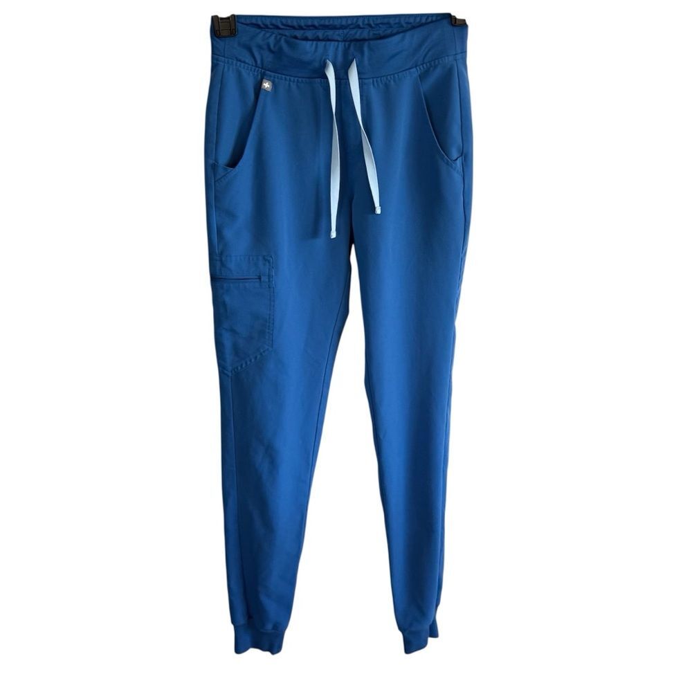 FIGS Figs Women’s Technical Collection Jogger Scrubs Ocean Blue XST XS Tall